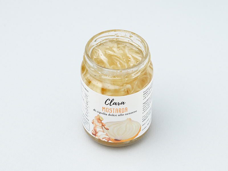 Clara sweet onion mostarda with ginger
