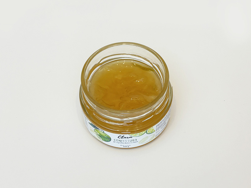 Confettura di cipolla dolce Clara e lime