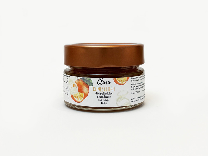 Confettura di cipolla dolce Clara e mandarino